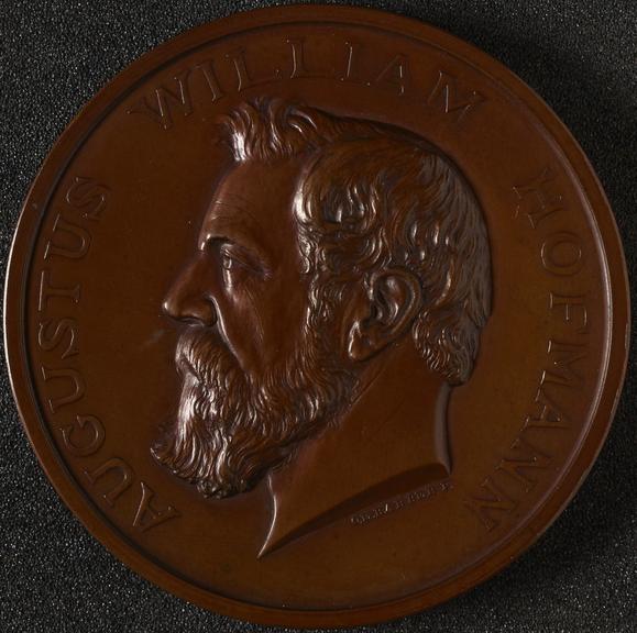 Bronze medal commemorating Augustus William Hofmann