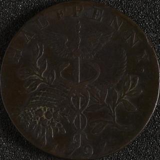 Middlesex halfpenny token