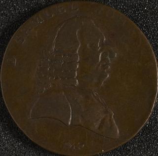 Birmingham halfpenny token for a tavern