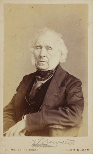 Carte de Visite photograph. Sir David Brewster.