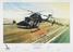 Print of Westland Lynx helicopter breaking air speed record in