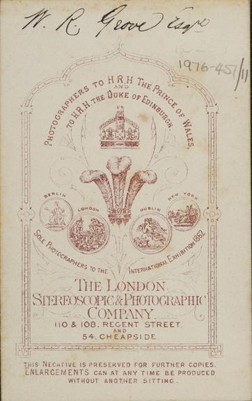 Sir William Robert Grove