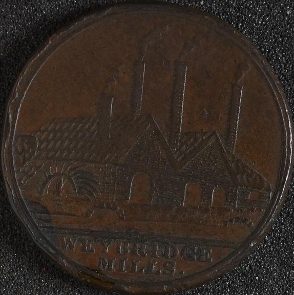 Weybridge penny token