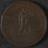 Token, copper, 33mm diameter. Sheffield penny