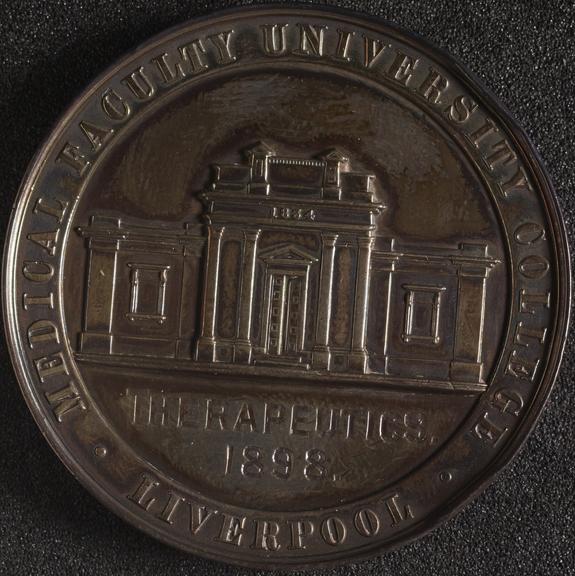Medal, silvered, Medical Faculty University College