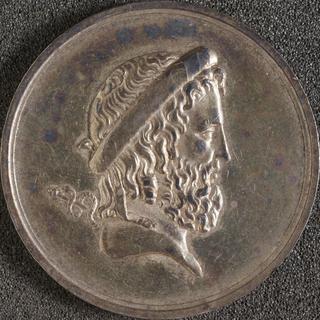 Silver medal awarded by the Hospital at Paris