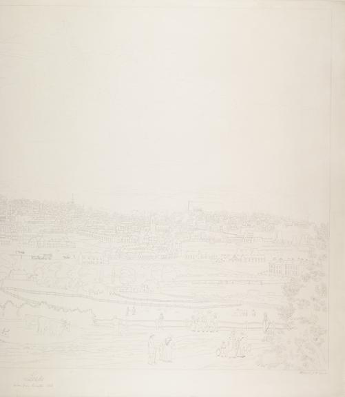 Outline aquatint, Leeds