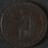 Token, copper, 34mm diameter. Britannia penny