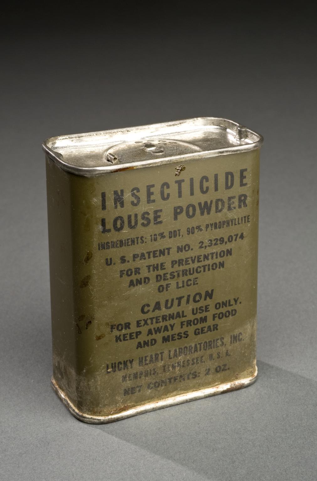 Insecticide powder for delousing, United States, 1939-1945 | Science ...