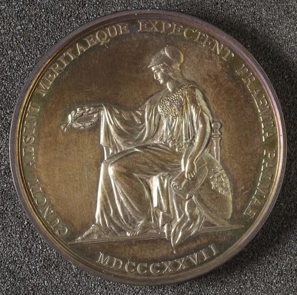 Medal, silver (alloy)