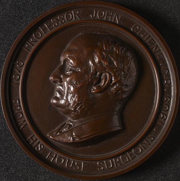 Medal, presented to Prof. John Chiene on his retirement