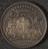 One sided silver commemorative medal inscribed \"F.M.P