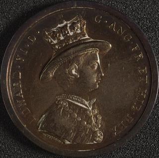 Medal awarded to Edward Jones by Christ's Hospital