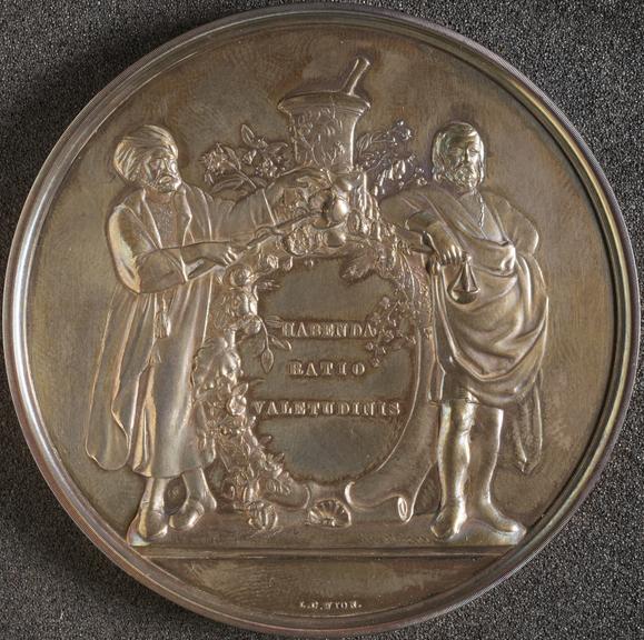 Medal, silvered, Pharmaceutical Society of Great Britain