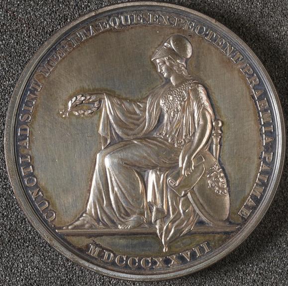 Medal, silvered, University College London