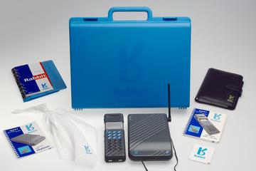 Original packaging for 'Rabbit' mobile telepoint telephone, 1993