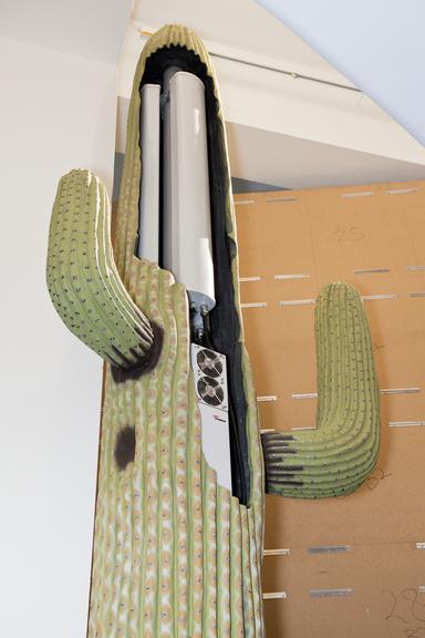 mobile phone base station disguised as a cactus, 2013-2014