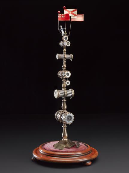 Cable 'tree' decorative souvenir of the Transatlantic Cable, 1858