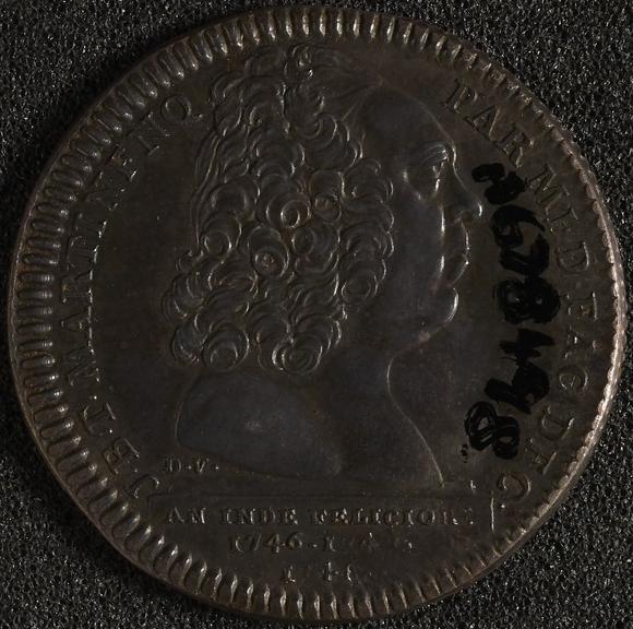 Medal, silver, commemorating J.B.T. Martinenq