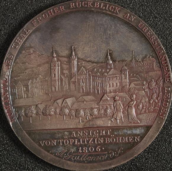 Medal, silver, appears to be commemorative of  the