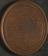 Oval bronze medal