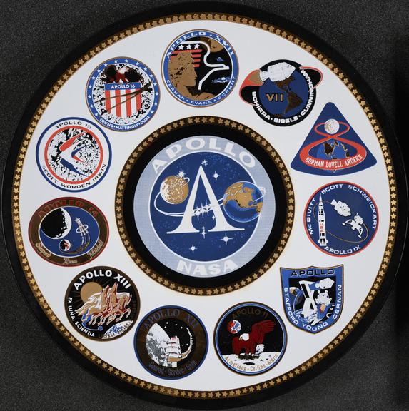 Commemorative plate, NASA, Apollo | Science Museum Group Collection