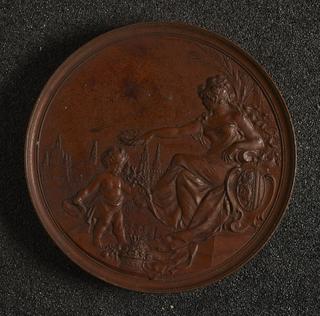 Bronze medal to commemorate the International exhibition