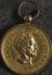 Gilt bronze medal presented for services in a cholera epidemic