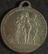 silver plated bronze religious medallion