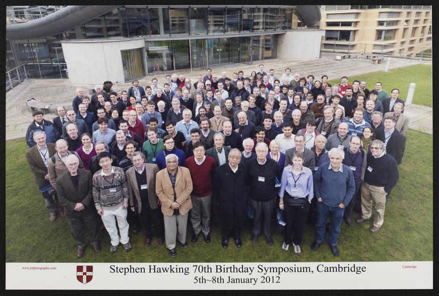 Photograph from Stephen Hawking's 70th Birthday symposium in Cambridge