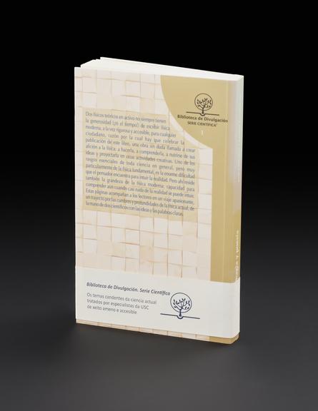 Book in Spanish which translates as "Antimatter, Magic and Poetry" by Argentinian Physicist Jose Edelstein, with author's dedication to Hawking