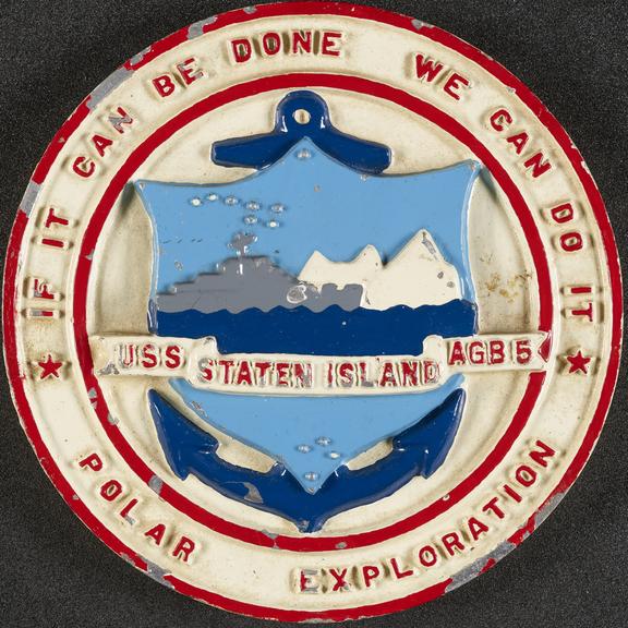 Commemorative plaque, USS Staten Island AGB 5