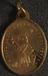 Gilt pendant or medal commemorating St. Hubert and St. Roch