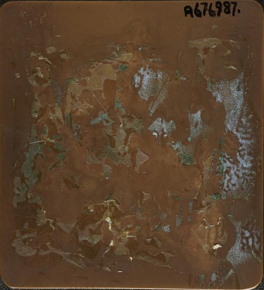 Bronze rectangular plaque