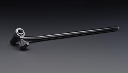 Metal pole with grip