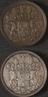 2 silver medals commemorating Graf Feranz Schlik of Bassano and