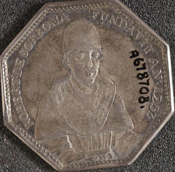 Silver medal, issued by the Sorbonne, France, 1642