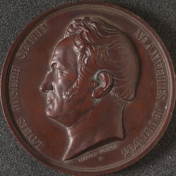 Bronze medal to commemorate L.J. Seutin | Science Museum Group Collection