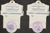 Two lapel badges