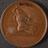 Circular bronze medal to commemorate Major von Wissmann in East