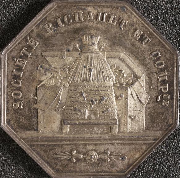 Silver medal commemorating the 'Comptoir D'Escompte' of Orleans