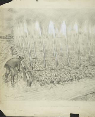 Pencil sketch by Bryan de Grineau