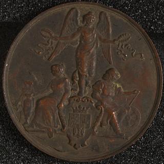 Medal, depicting Winged Angel