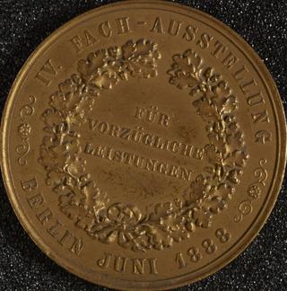 Medal, Fur Vorzugliche Leistungen