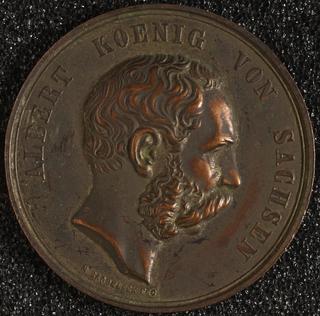 Medal, Albert Koenig Von Sachsen