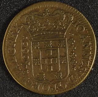 18th Century Gold Quarter-Doubloon coin (Portugal)