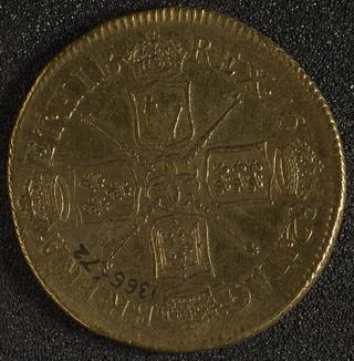 Two-Guinea coin of Charles II