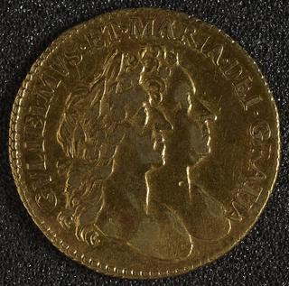 Half-Guinea coin of William and Mary