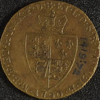 Spade' coin Guinea of George III