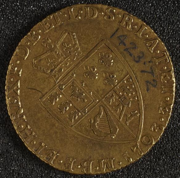 Spade' coin Guinea of George III